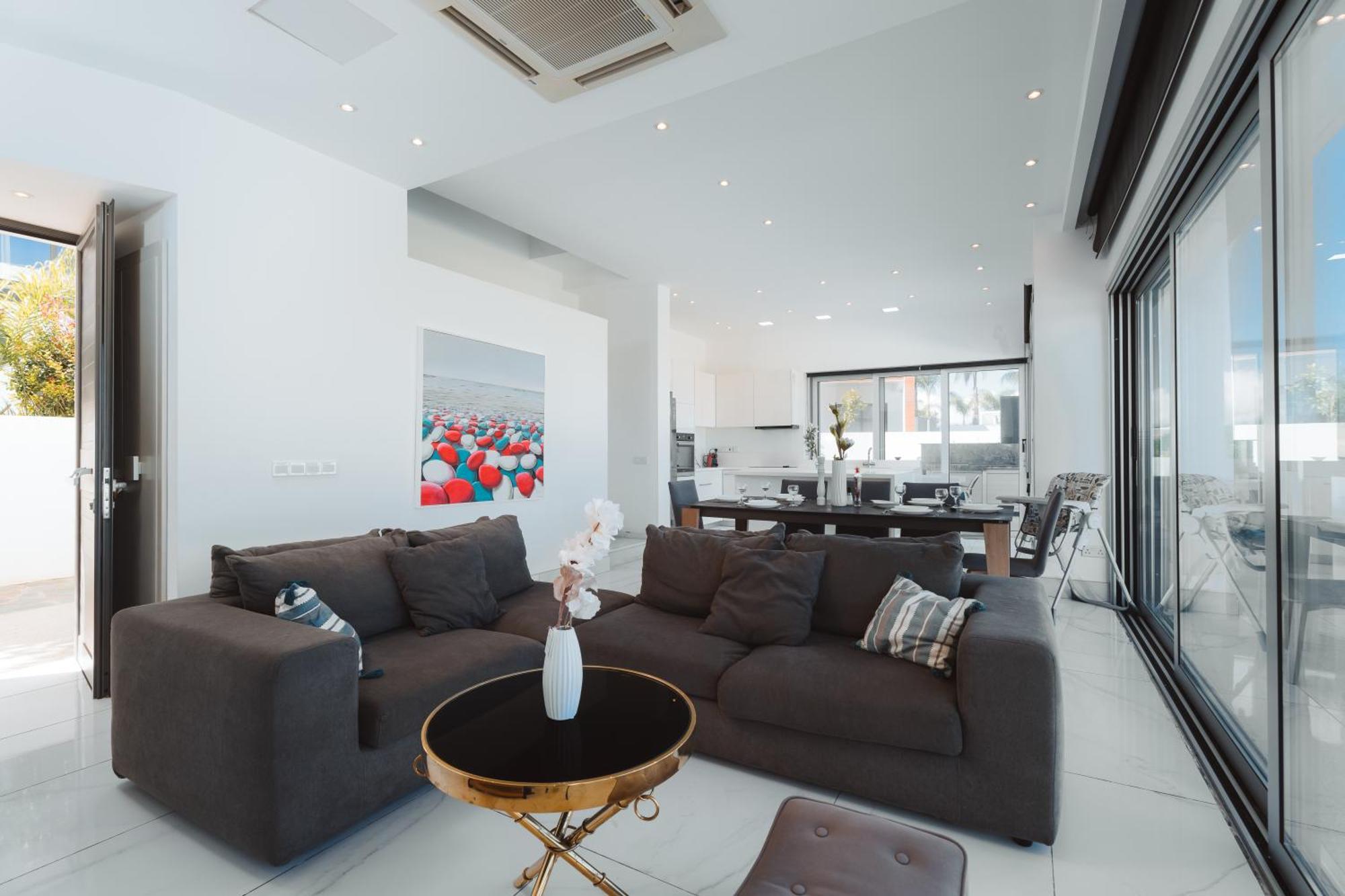 Seaside Luxury Villa パラリムニ エクステリア 写真