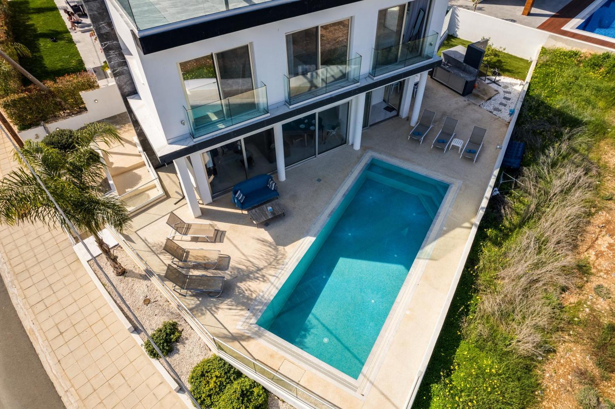 Seaside Luxury Villa パラリムニ エクステリア 写真
