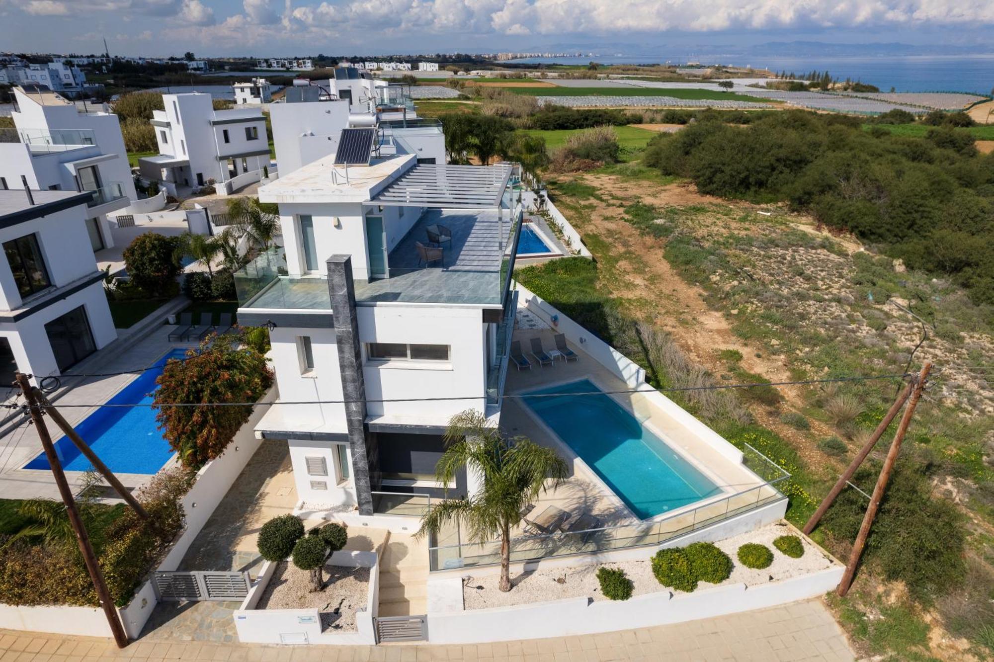 Seaside Luxury Villa パラリムニ エクステリア 写真
