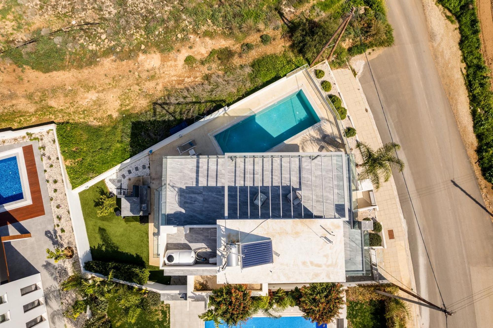 Seaside Luxury Villa パラリムニ エクステリア 写真